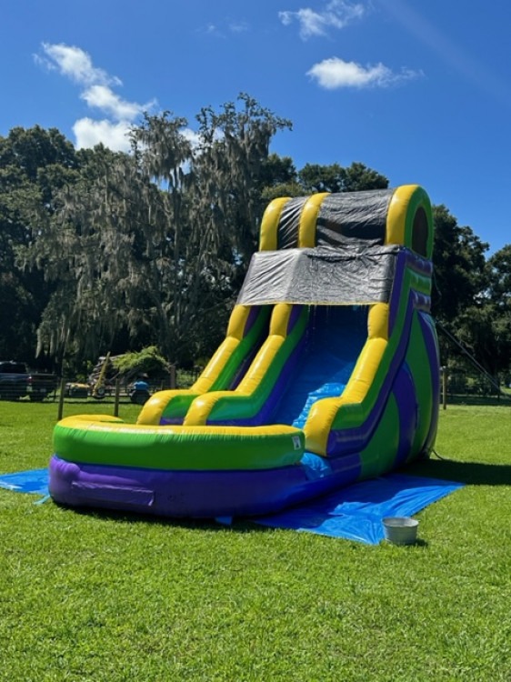 18ft Double Dip Water Slide (Wet/Dry)